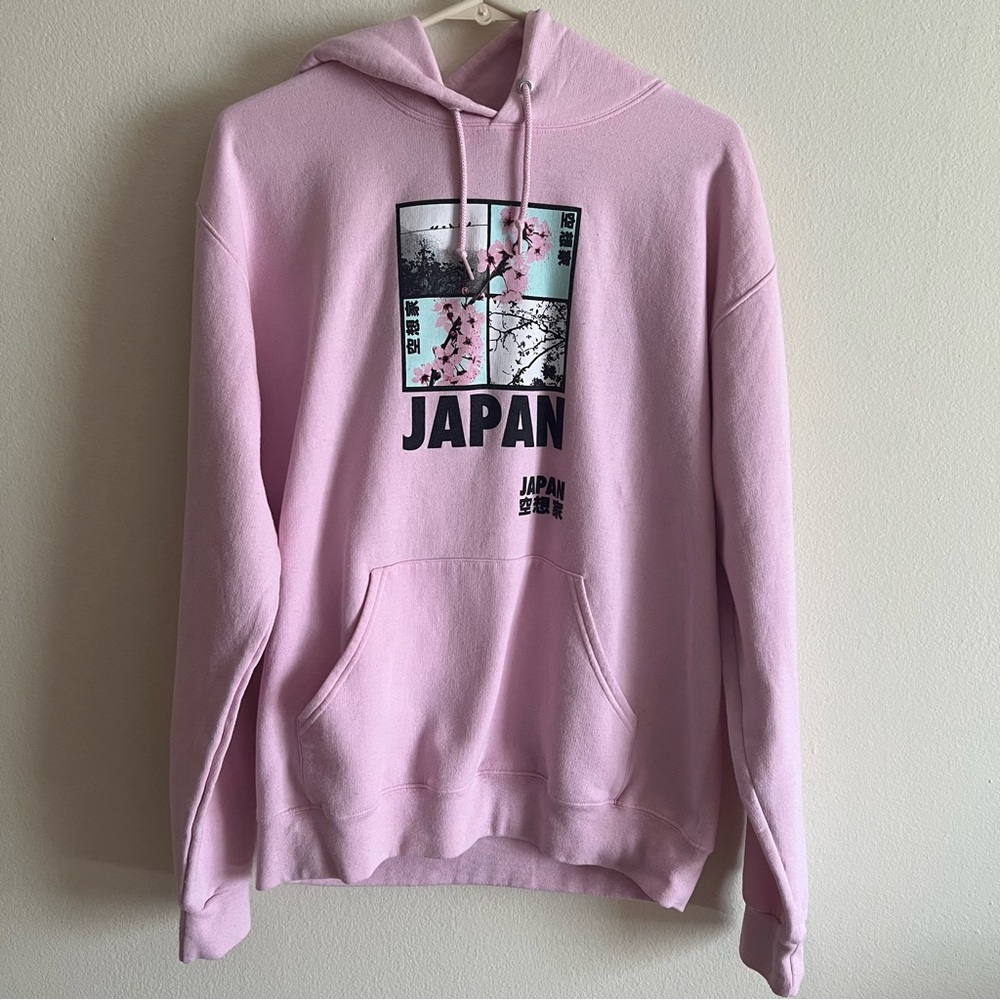 Bowery Japan Pink Floral Hoodie